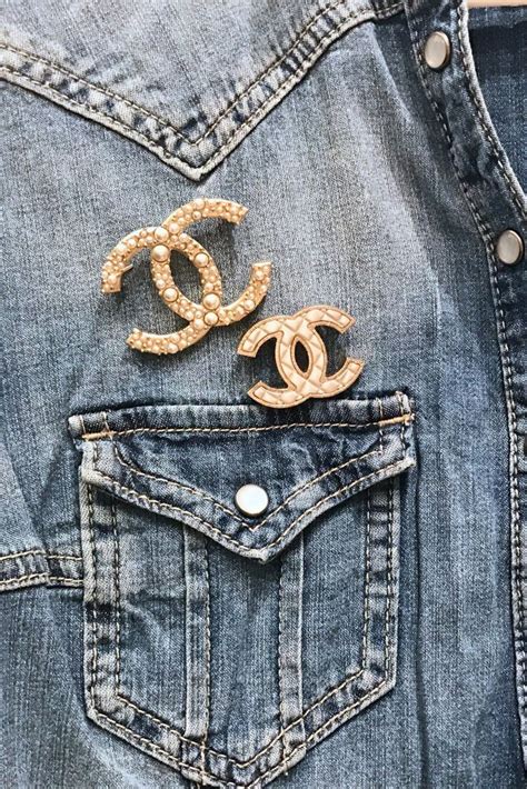 authentic chanel brooch style.